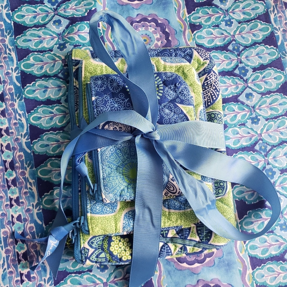 Set of three Vera Bradley pouches